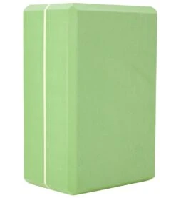 Hugger Mugger 4" Foam Yoga Block -EVERYDAY YOGA Sales 1739964547107 green 3a