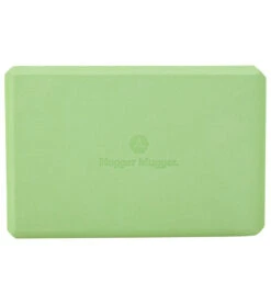 Hugger Mugger 4" Foam Yoga Block Green -EVERYDAY YOGA Sales 1739964547107 green 4a 1