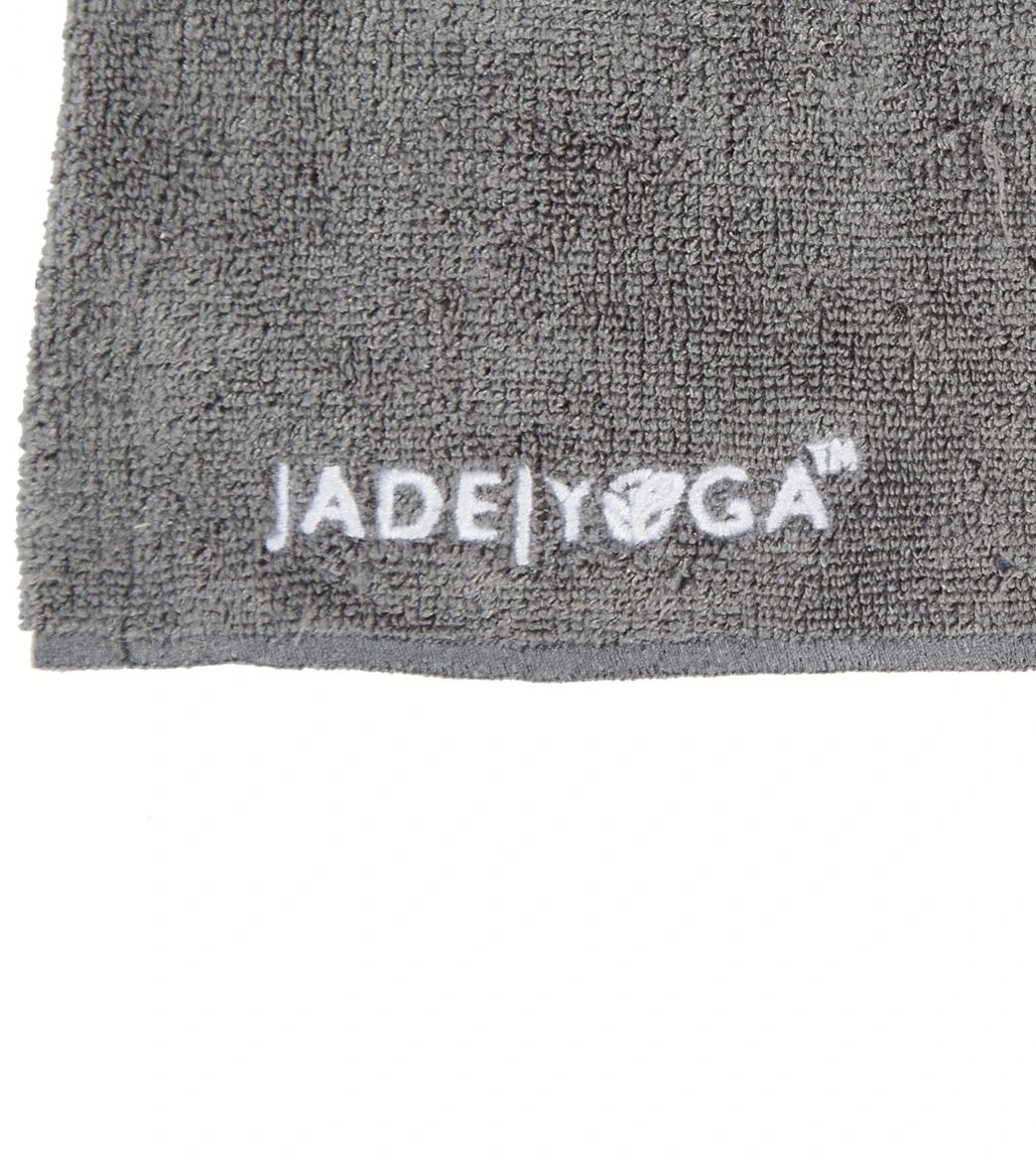 Jade Yoga Microfiber Yoga Mat Towel 72" Gray 1 Jade Yoga Microfiber Yoga Mat Towel 72" Gray