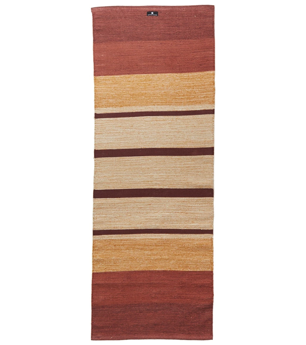 Hugger Mugger Cotton Yoga Rug 74" 3mm Red Rock 1 Hugger Mugger Cotton Yoga Rug 74" 3mm Red Rock