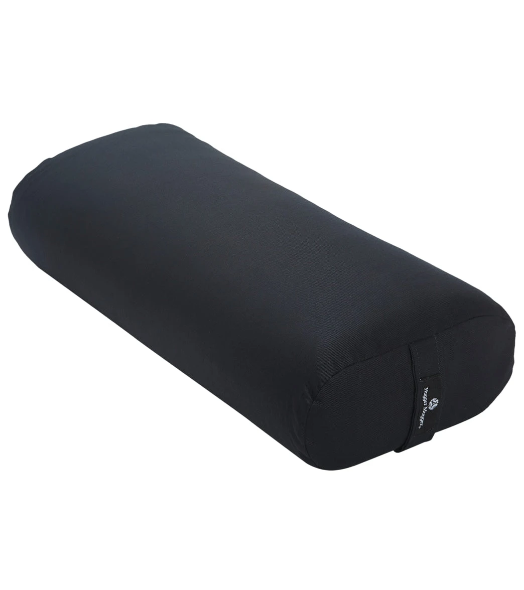Hugger Mugger Standard Solid Yoga Bolster Black 1 Hugger Mugger Standard Solid Yoga Bolster Black