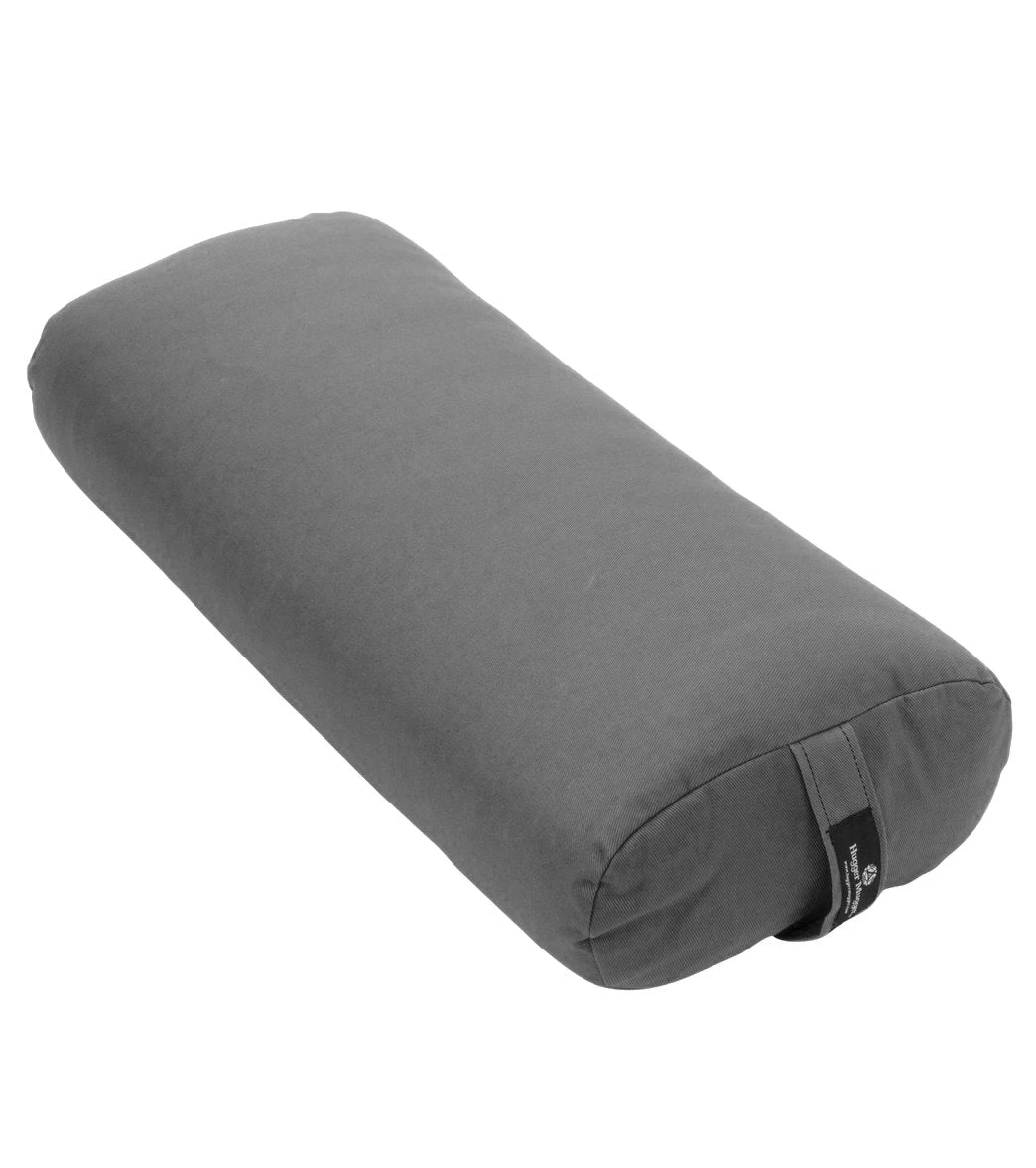 Hugger Mugger Standard Solid Yoga Bolster Grey 1 Hugger Mugger Standard Solid Yoga Bolster Grey
