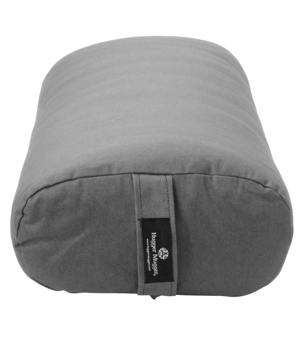 Hugger Mugger Standard Solid Yoga Bolster Grey 2 Hugger Mugger Standard Solid Yoga Bolster Grey - Image 2