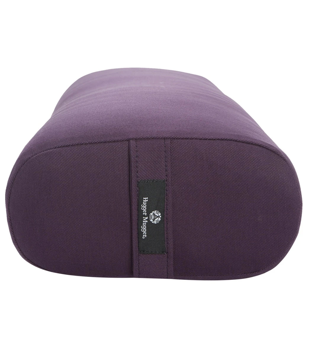 Hugger Mugger Standard Solid Yoga Bolster Plum 3 Hugger Mugger Standard Solid Yoga Bolster Plum - Image 3