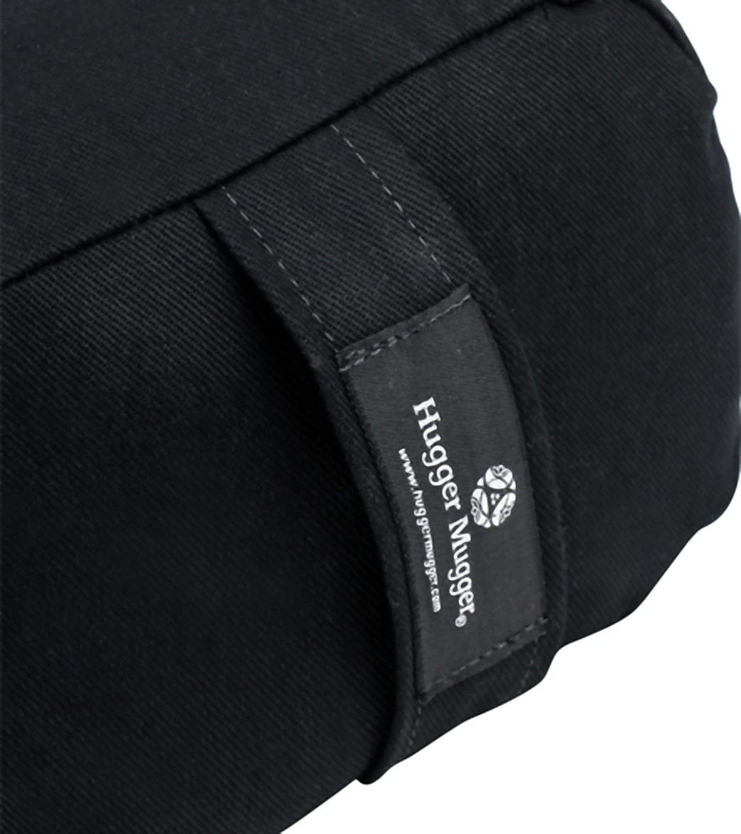Hugger Mugger Junior Solid Yoga Bolster Black 3 Hugger Mugger Junior Solid Yoga Bolster Black - Image 3