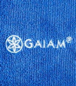 Gaiam Thirsty Yoga Mat Towel -EVERYDAY YOGA Sales 1739977031715 blue 4a 1