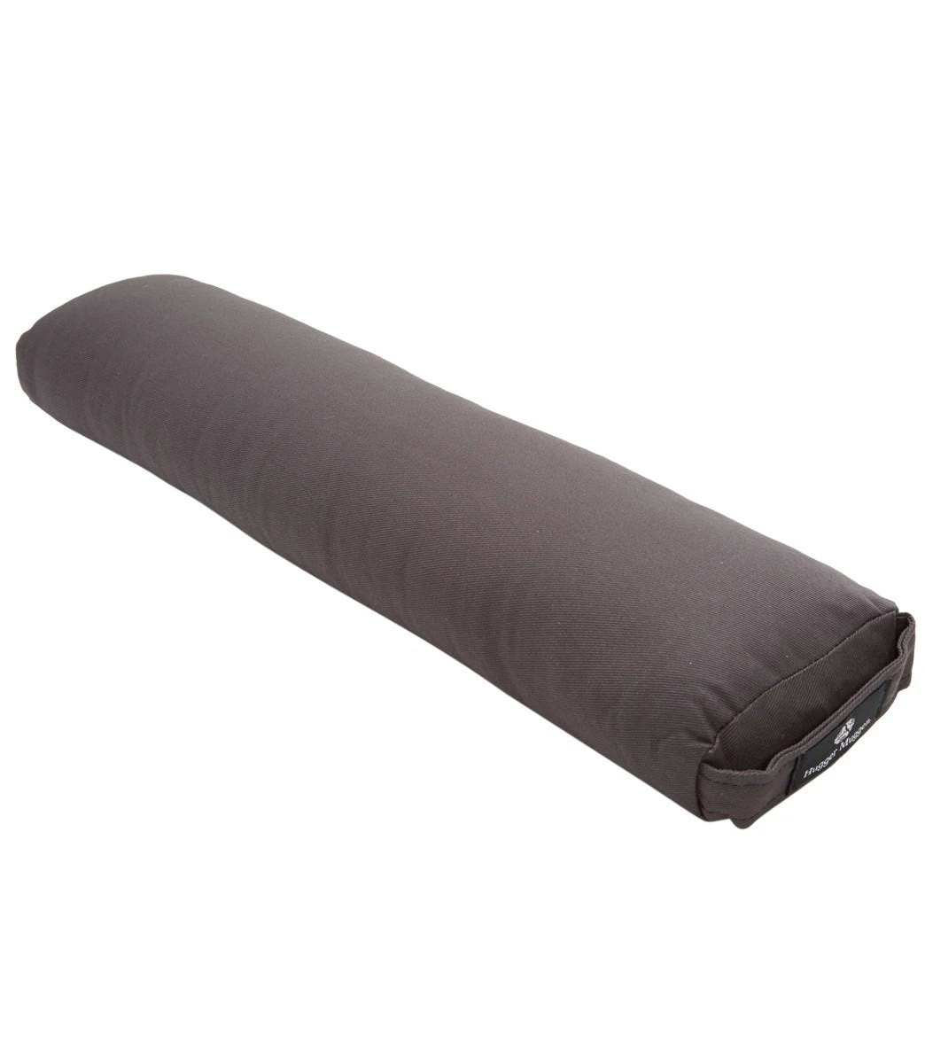 Hugger Mugger Pranayama Solid Yoga Bolster Gray 1 Hugger Mugger Pranayama Solid Yoga Bolster Gray