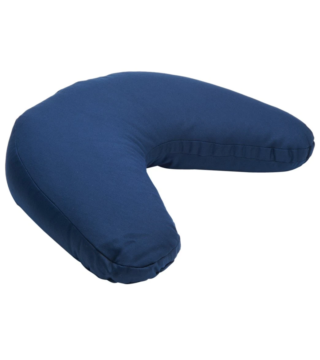 Hugger Mugger V-Shape Yoga Cushion Blue 1 Hugger Mugger V-Shape Yoga Cushion Blue