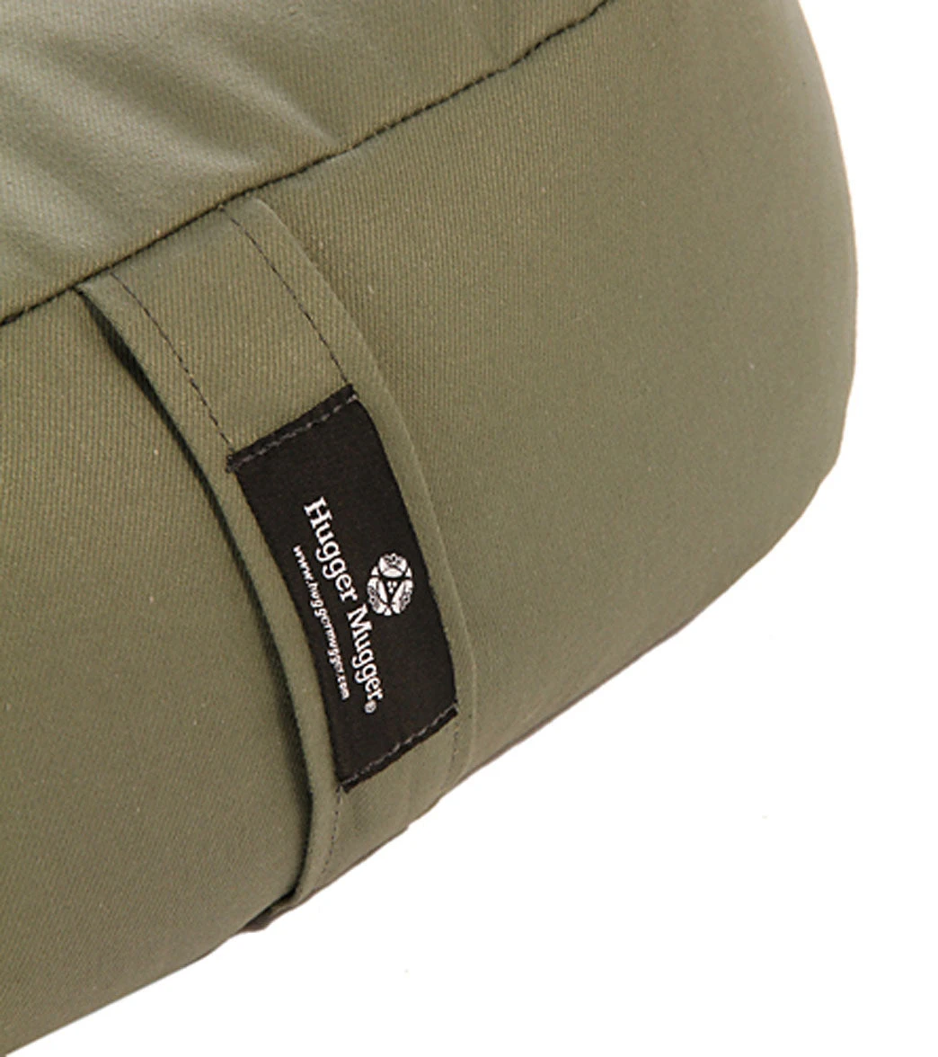 Hugger Mugger V-Shape Yoga Cushion Olive 3 Hugger Mugger V-Shape Yoga Cushion Olive - Image 3