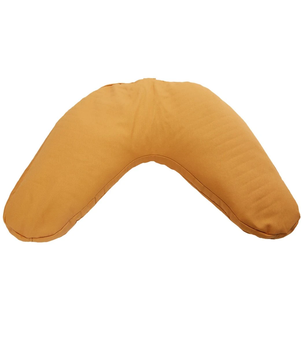 Hugger Mugger V-Shape Yoga Cushion Honey 2 Hugger Mugger V-Shape Yoga Cushion Honey - Image 2