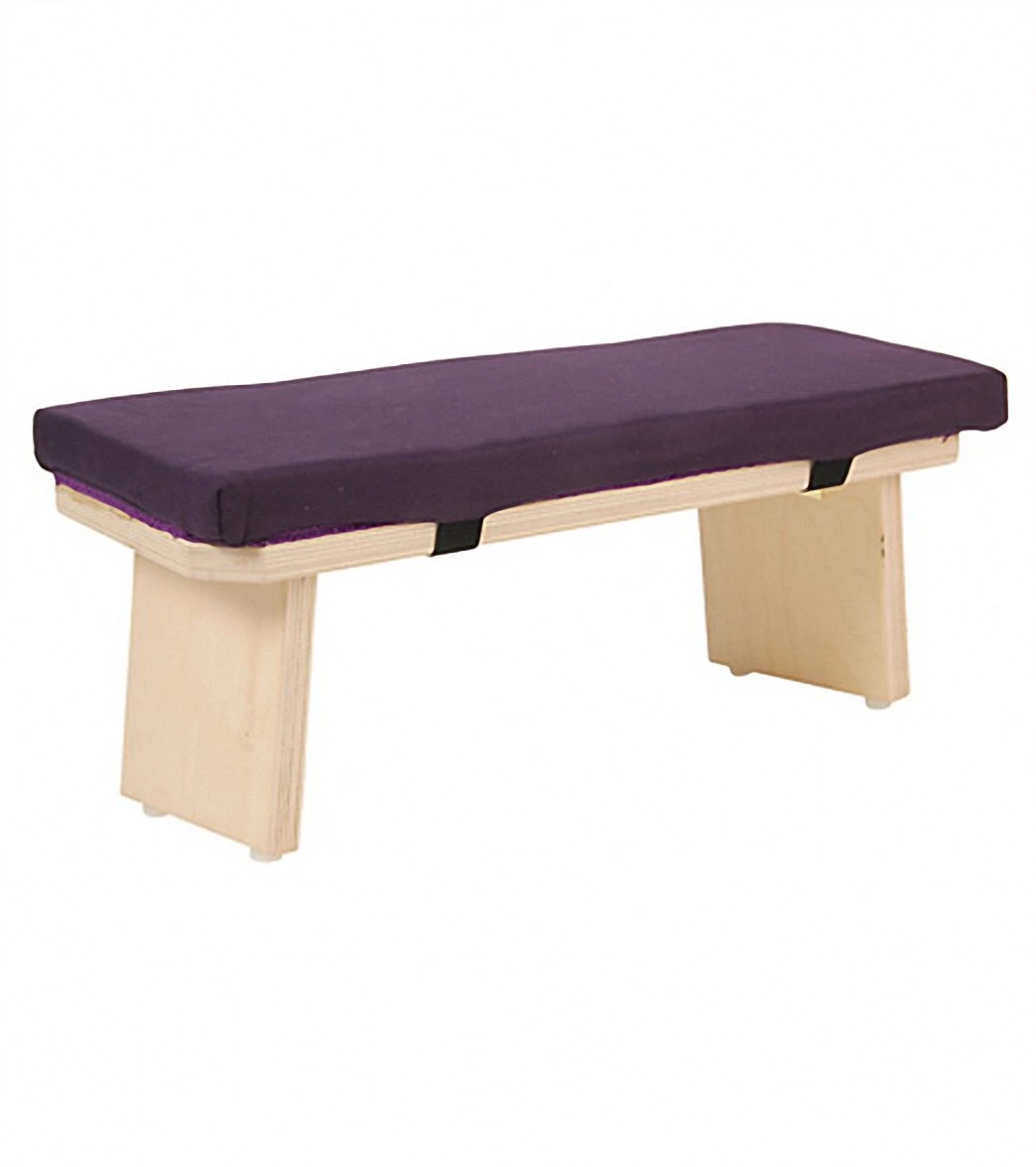 Hugger Mugger Yoga Meditation Bench Plum 2 Hugger Mugger Yoga Meditation Bench Plum - Image 2