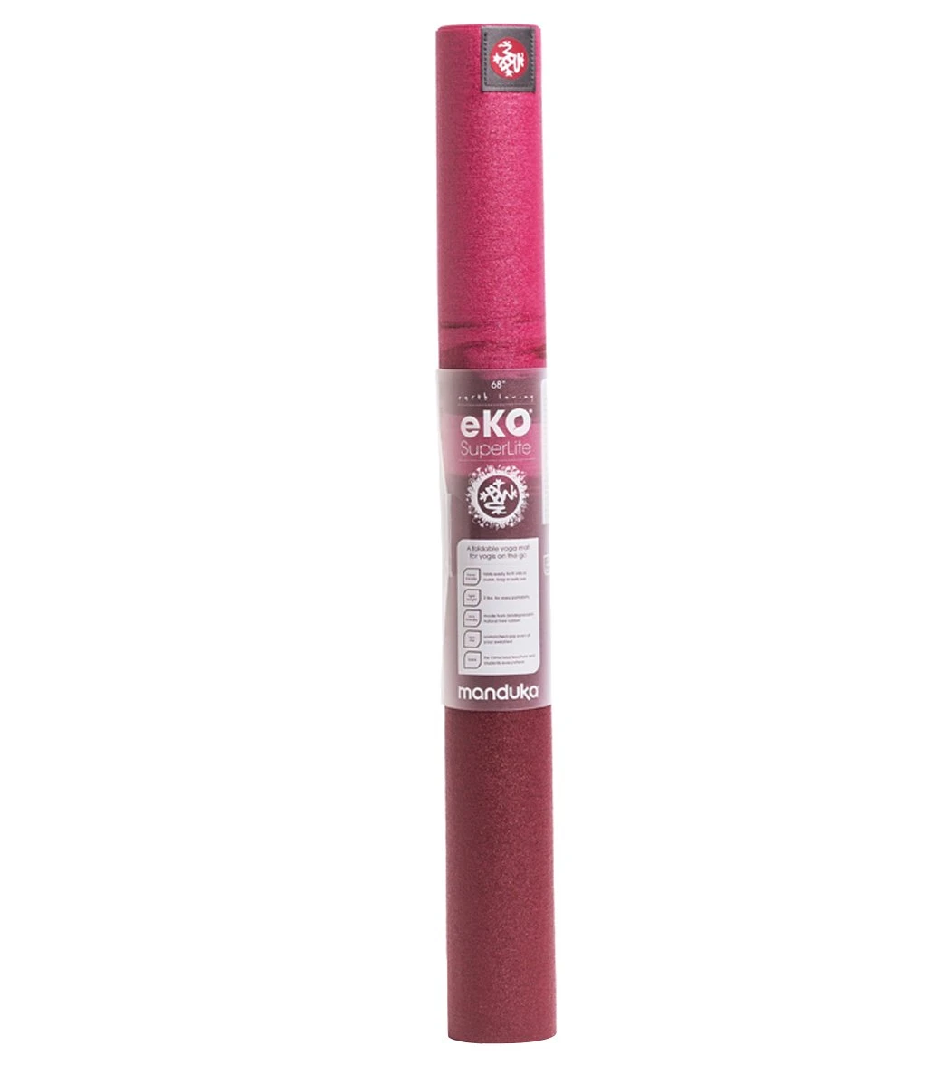 Manduka EKO SuperLite Travel Yoga Mat 68" 1.5mm Warmth 2 Manduka EKO SuperLite Travel Yoga Mat 68" 1.5mm Warmth - Image 2