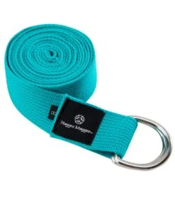 Hugger Mugger D-Ring Cotton Yoga Strap 6' -EVERYDAY YOGA Sales 1740025167907 teal