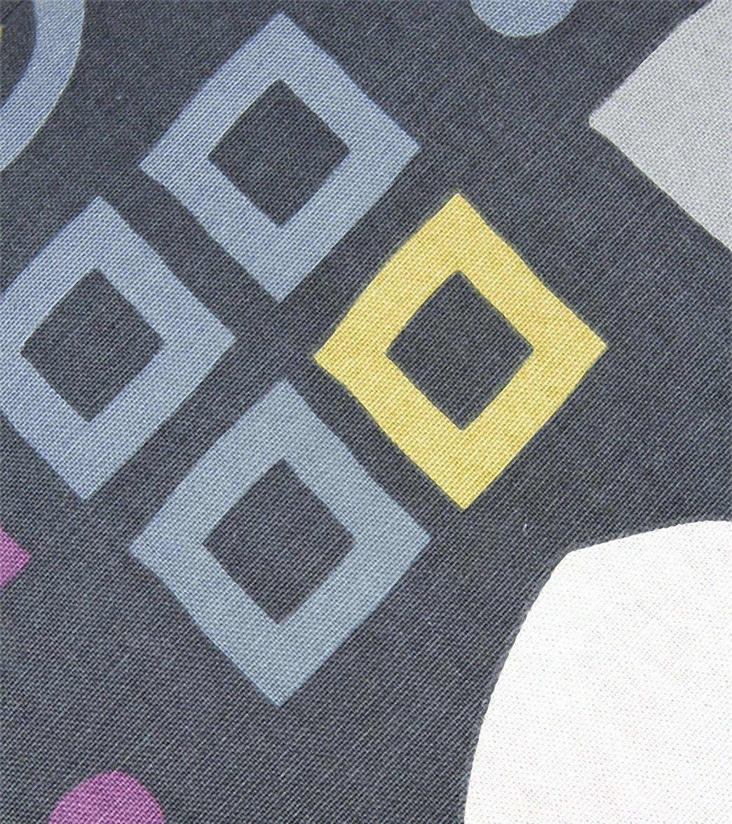 Hugger Mugger Zafu Printed Yoga Meditation Cushion Graphic Graphite 3 Hugger Mugger Zafu Printed Yoga Meditation Cushion Graphic Graphite - Image 3