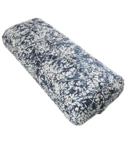 Hugger Mugger Standard Printed Yoga Bolster Midnight Flurry