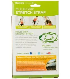 Gaiam Restore Multi-Grip Stretch Strap -EVERYDAY YOGA Sales 1740062556195 5