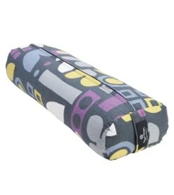 Hugger Mugger Junior Printed Yoga Bolster -EVERYDAY YOGA Sales 1740072288291 graphicgraphite 2a