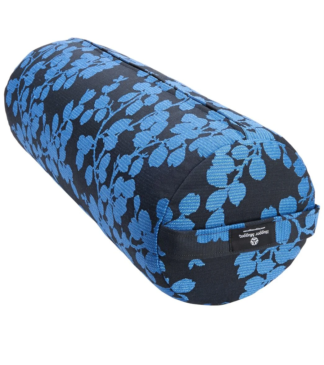 Hugger Mugger Round Printed Yoga Bolster Midnight Vine 1 Hugger Mugger Round Printed Yoga Bolster Midnight Vine