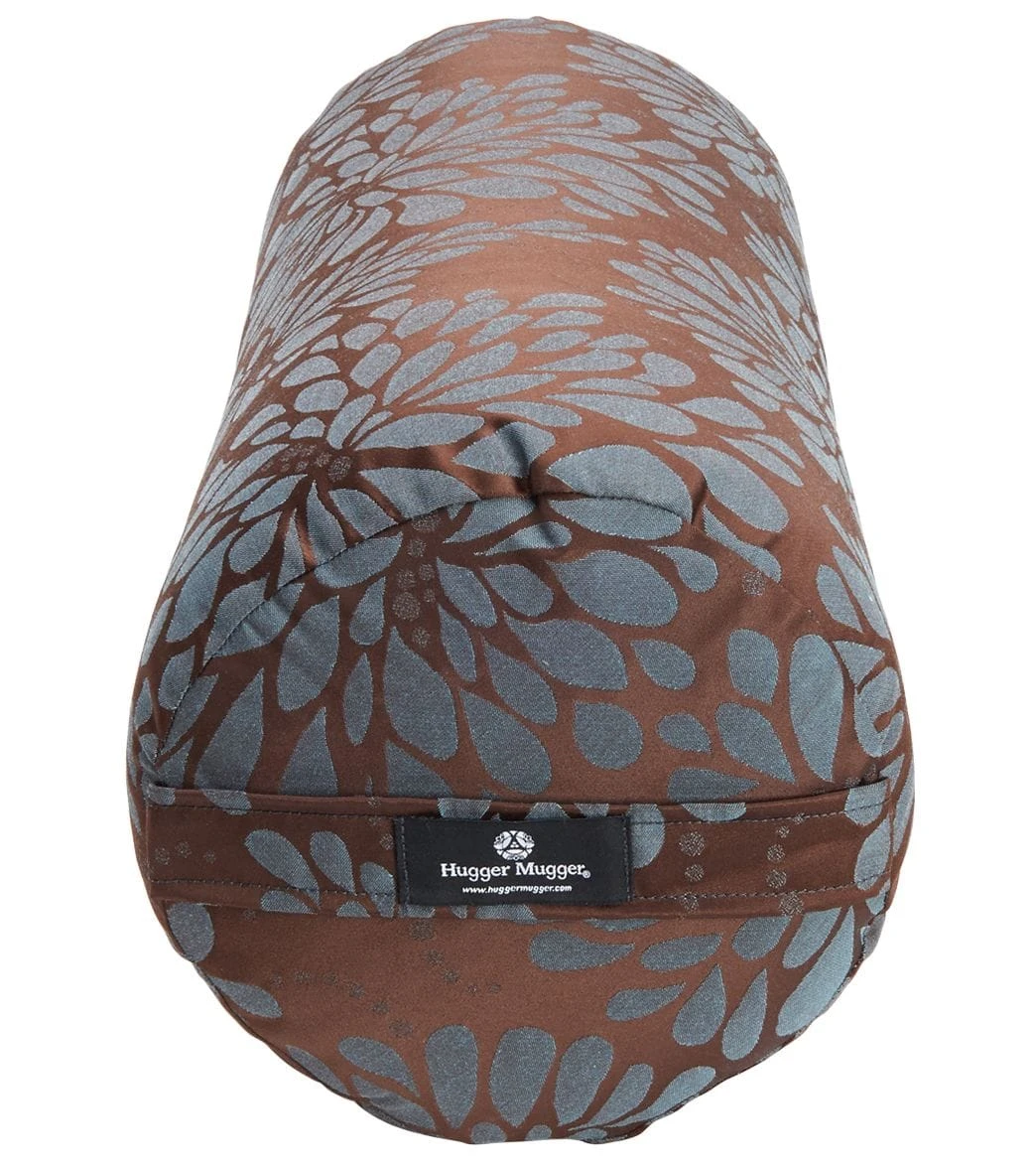 Hugger Mugger Round Printed Yoga Bolster Bark Posey 2 Hugger Mugger Round Printed Yoga Bolster Bark Posey - Image 2