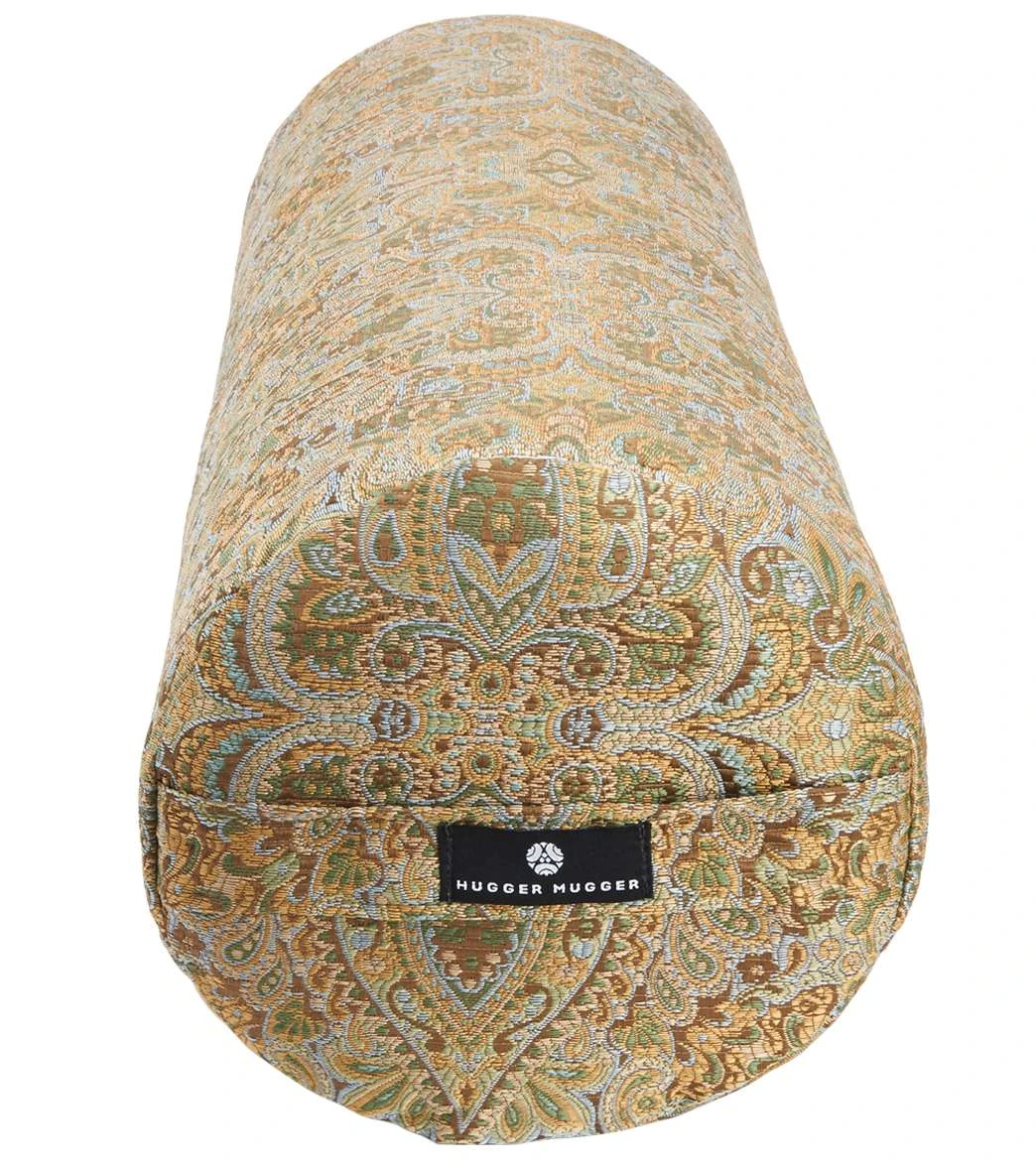 Hugger Mugger Round Printed Yoga Bolster Pashmina Tea 2 Hugger Mugger Round Printed Yoga Bolster Pashmina Tea - Image 2