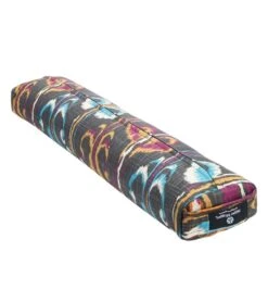 Hugger Mugger Pranayama Printed Yoga Bolster Bohemian Ikat