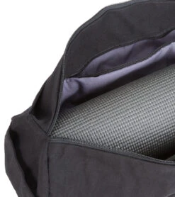 Everyday Yoga Cotton Mat Bag With Inner Pockets Black 11 Everyday Yoga Cotton Mat Bag With Inner Pockets Black -EVERYDAY YOGA Sales 1740083036195 black 6a