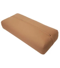 Everyday Yoga High Impact Cotton Rectangular Yoga Bolster Hazelnut -EVERYDAY YOGA Sales 1740102139939 hazelnut 3a