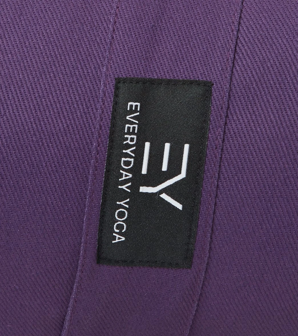 Everyday Yoga High Impact Cotton Rectangular Yoga Bolster Plum 3 Everyday Yoga High Impact Cotton Rectangular Yoga Bolster Plum - Image 3