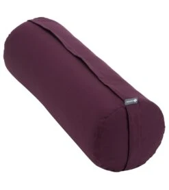 Halfmoon Cylindrical Yoga Bolster -EVERYDAY YOGA Sales 1740106170403 aubergine 3a 1