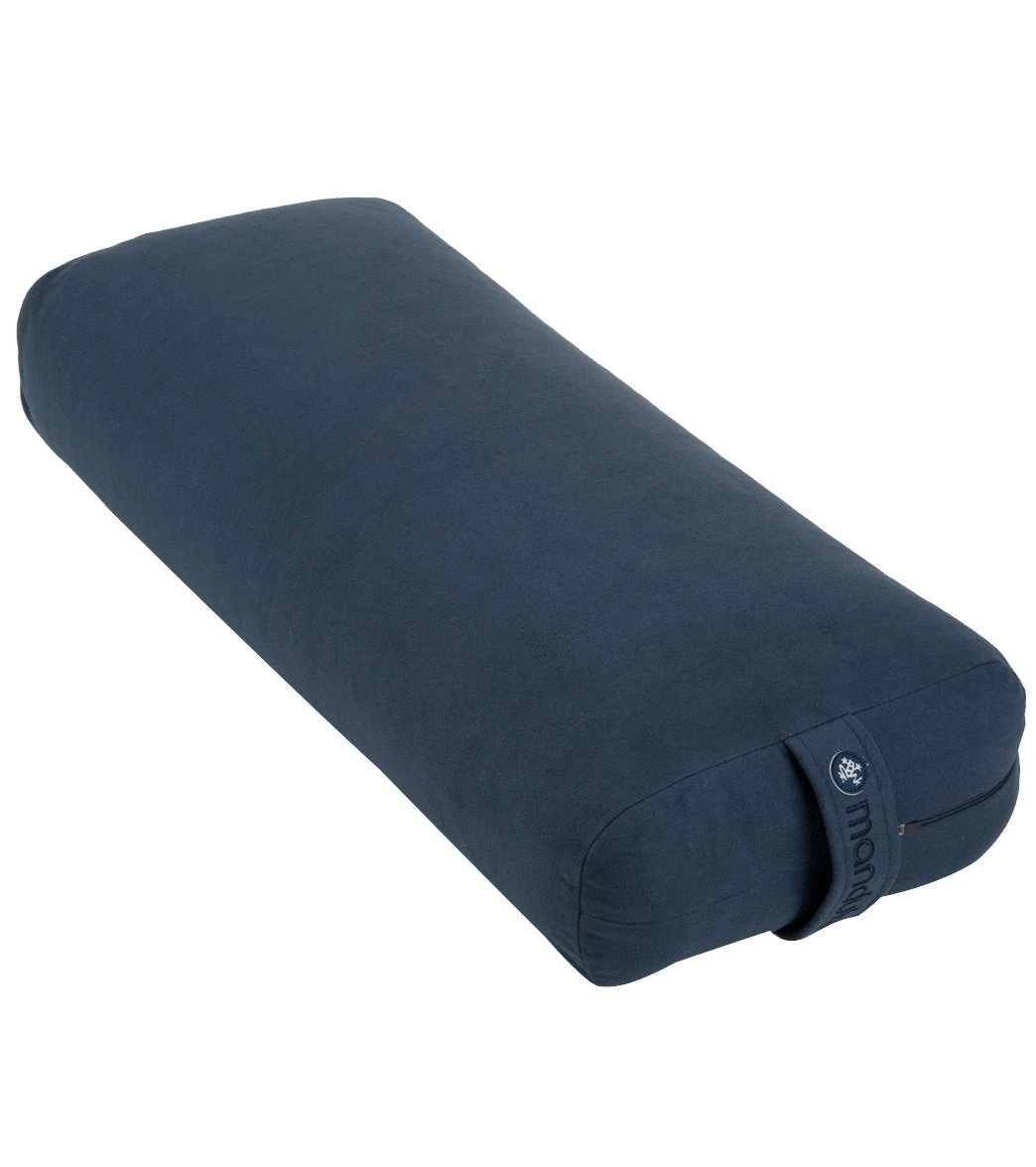 Manduka Enlight Rectangular Yoga Bolster Midnight 1 Manduka Enlight Rectangular Yoga Bolster Midnight
