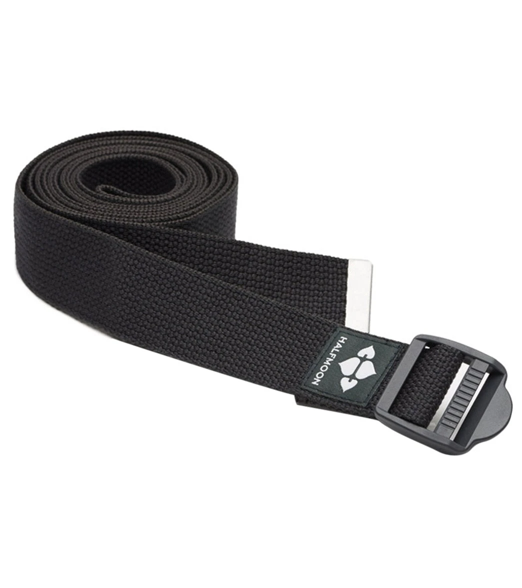 Halfmoon 6' Essential Yoga Strap Charcoal 1 Halfmoon 6' Essential Yoga Strap Charcoal