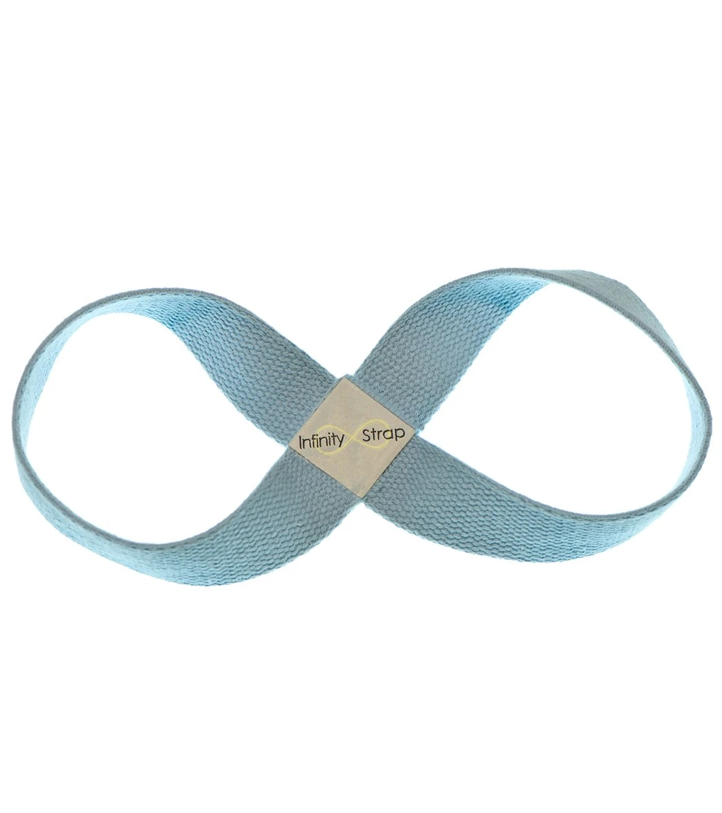 Infinity Strap Cotton Large 19" Yoga Strap Sky 1 Infinity Strap Cotton Large 19" Yoga Strap Sky