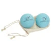 Everyday Yoga 2.5 Inch Yoga Massage Therapy Ball Set In Tote -EVERYDAY YOGA Sales 1740290031651 aqua 1a