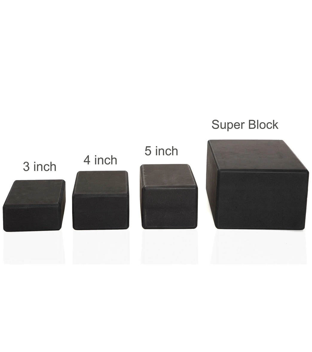 Everyday Yoga Foam Super Block Black 5 Everyday Yoga Foam Super Block Black - Image 5