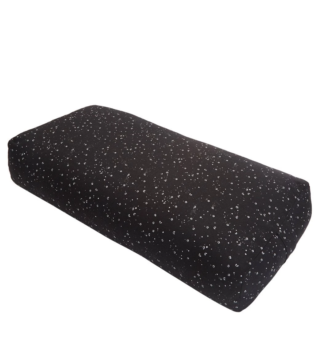 Everyday Yoga High Impact Stardust Cotton Rectangular Yoga Bolster Black Stardust 4 Everyday Yoga High Impact Stardust Cotton Rectangular Yoga Bolster Black Stardust - Image 4