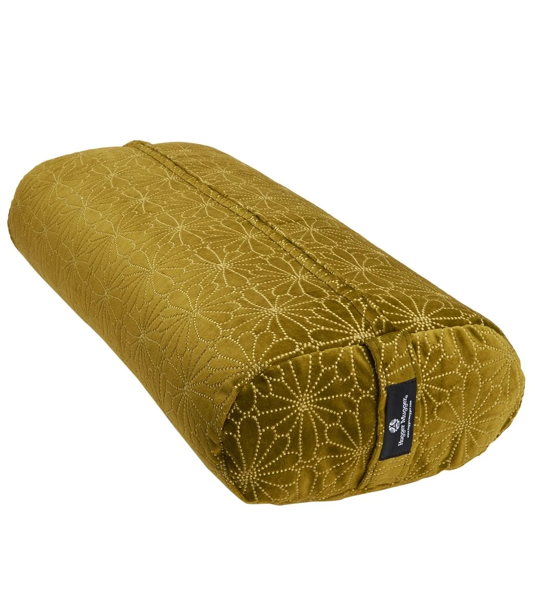Hugger Mugger Standard Printed Yoga Bolster Retro Olive 1 Hugger Mugger Standard Printed Yoga Bolster Retro Olive