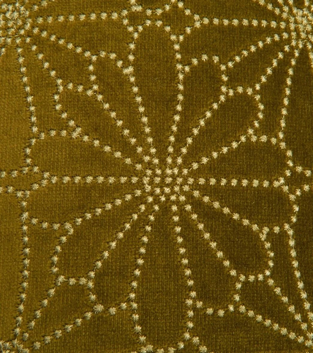 Hugger Mugger Standard Printed Yoga Bolster Retro Olive 4 Hugger Mugger Standard Printed Yoga Bolster Retro Olive - Image 4