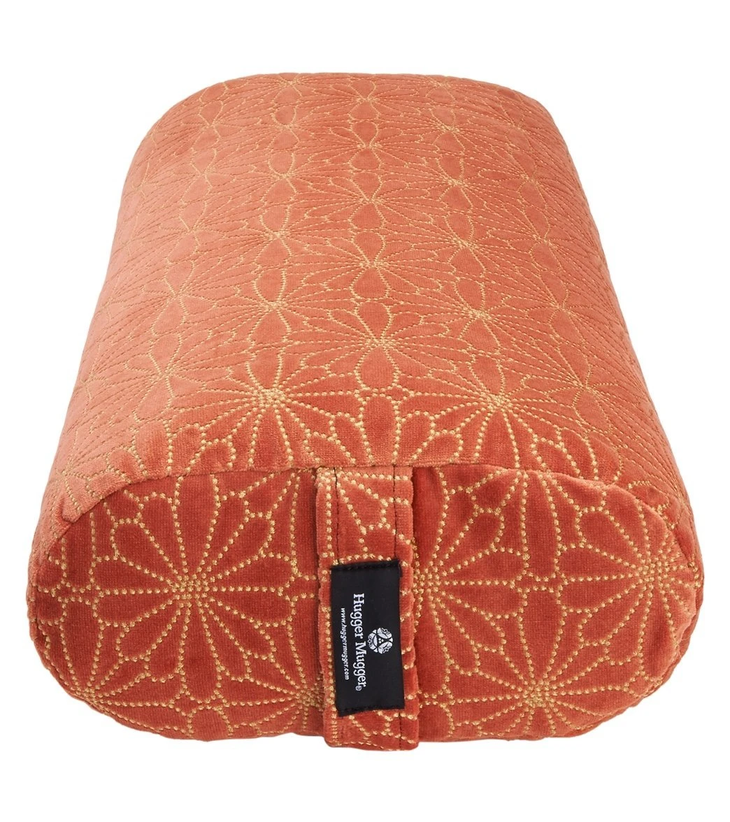 Hugger Mugger Standard Printed Yoga Bolster Vintage Sienna 2 Hugger Mugger Standard Printed Yoga Bolster Vintage Sienna - Image 2