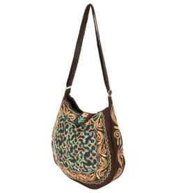 Yak & Yeti Cotton Suede Sling Brown