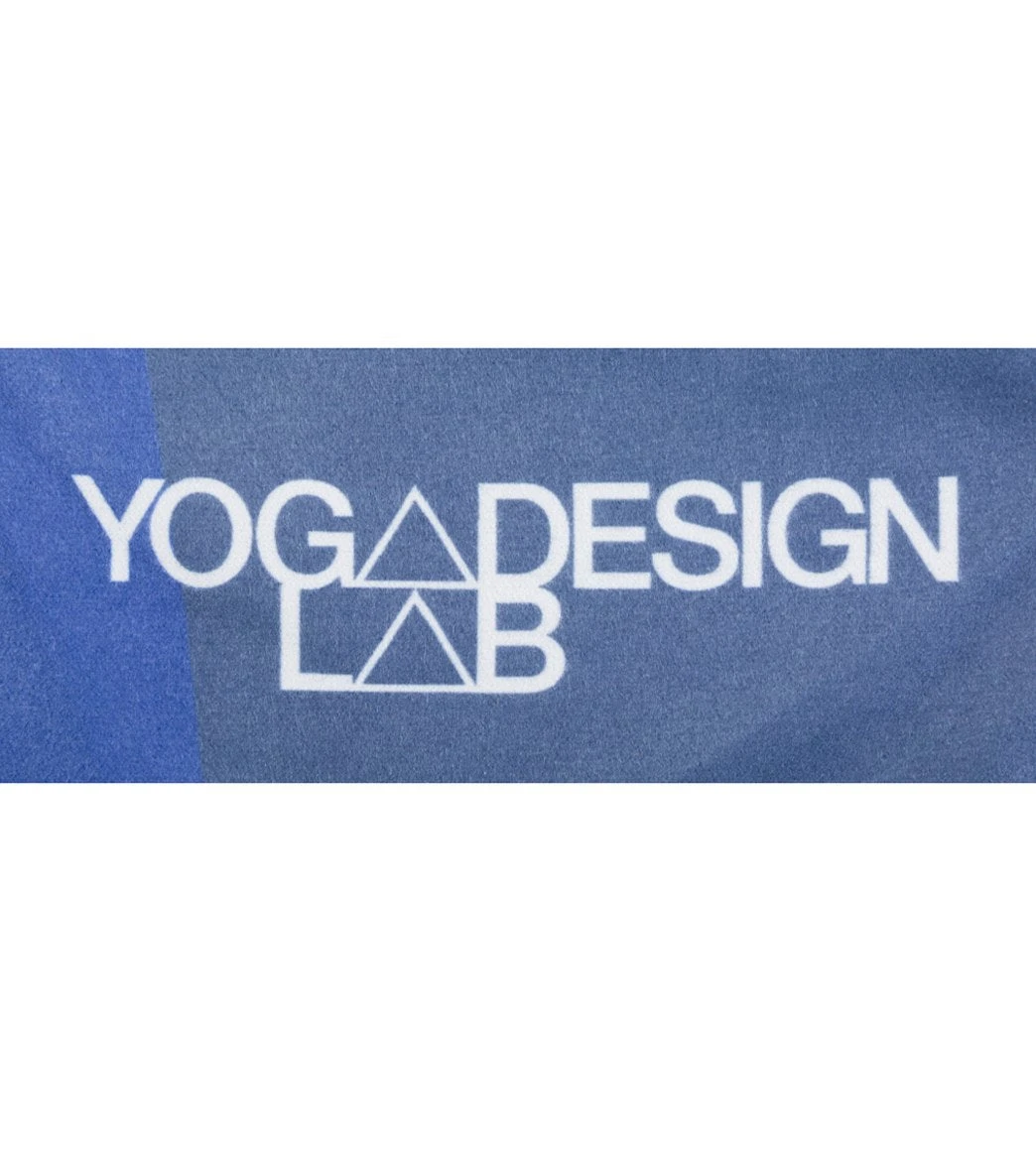 Yoga Design Lab Geo Blue Hot Yoga Mat Towel 3 Yoga Design Lab Geo Blue Hot Yoga Mat Towel - Image 3