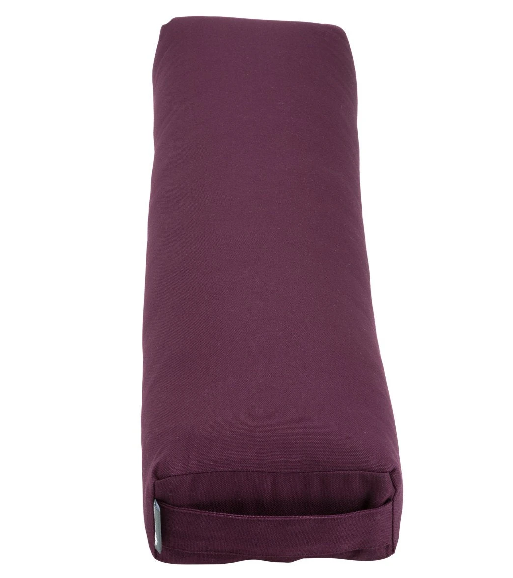 Halfmoon Prana Yoga Bolster Aubergine 3 Halfmoon Prana Yoga Bolster Aubergine - Image 3