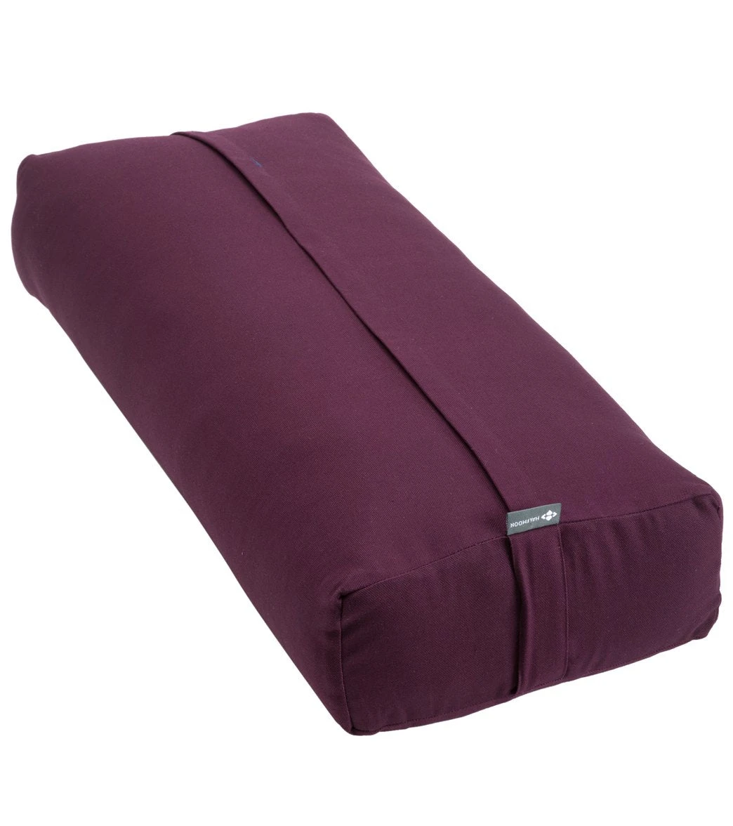 Halfmoon Rectangular Yoga Bolster Aubergine 1 Halfmoon Rectangular Yoga Bolster Aubergine
