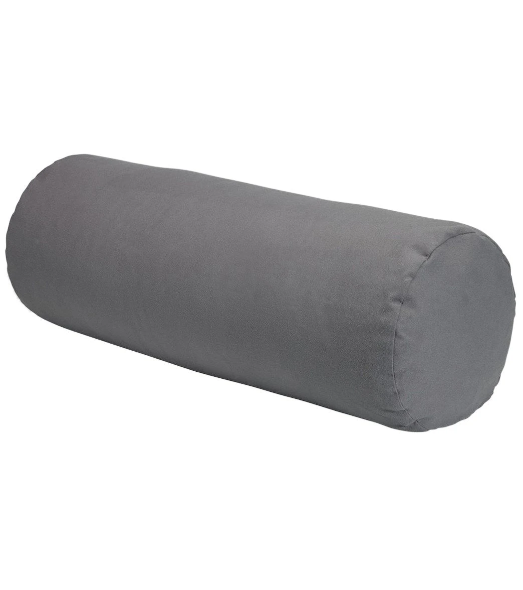 Gaiam Round/Tube Bolster Grey 1 Gaiam Round/Tube Bolster Grey