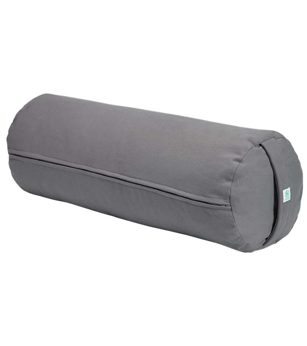 Gaiam Round/Tube Bolster Grey 2 Gaiam Round/Tube Bolster Grey - Image 2