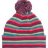 Spiritual Gangster Loved Pom Pom Beanie Striped -EVERYDAY YOGA Sales 4328274591787 striped 2a