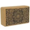 Yoga Design Lab Mandala Cork Yoga Block 3 Inch -EVERYDAY YOGA Sales 4377771147307 mandalablack 1a