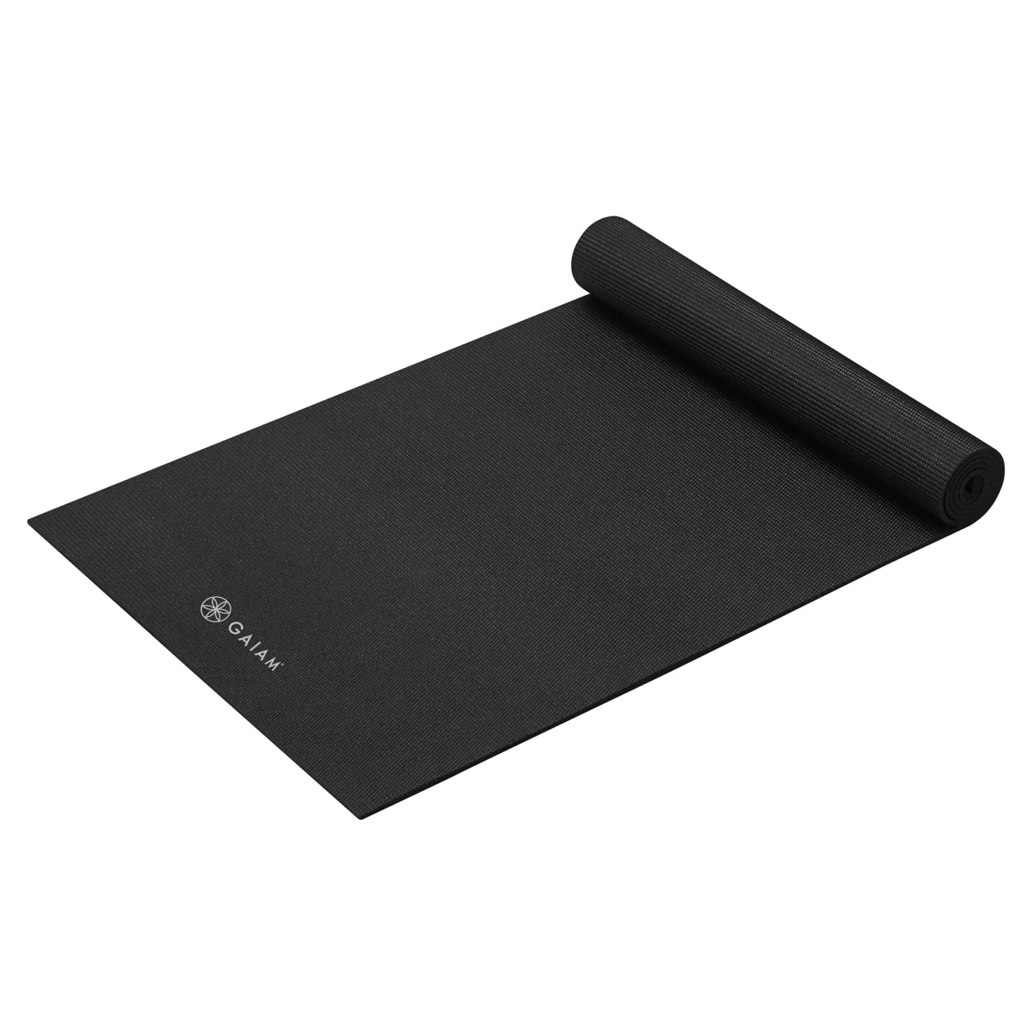 Gaiam Yoga Mat 68" 5mm Black 3 Gaiam Yoga Mat 68" 5mm Black - Image 3