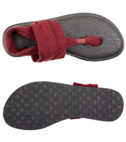 Sanuk Women's Yoga Sling 2 Sandal Burgundy -EVERYDAY YOGA Sales 4429071155243 burgundy 4a