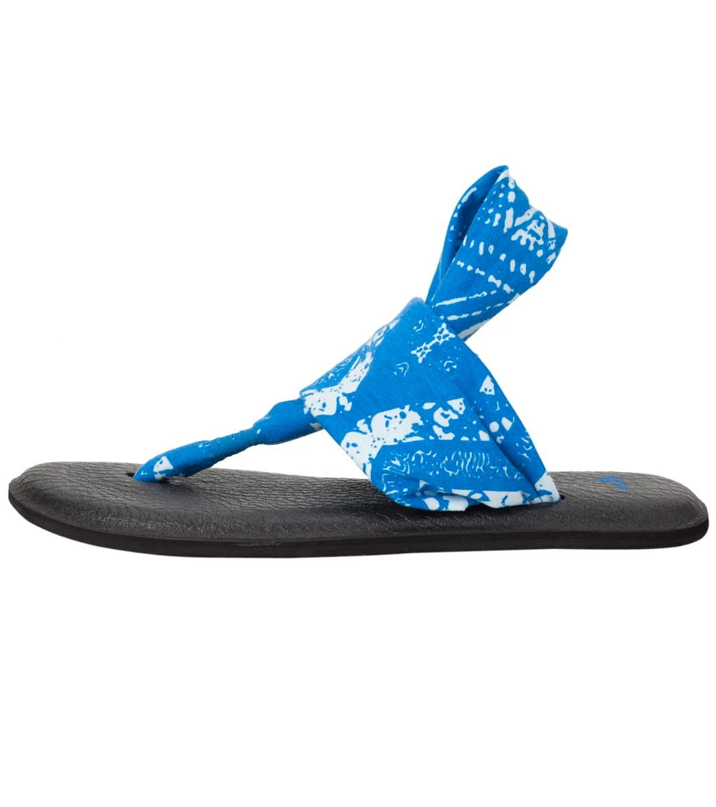 Sanuk Yoga Sling 2 Prints Sandal Bright Blue Tribal 1 Sanuk Yoga Sling 2 Prints Sandal Bright Blue Tribal