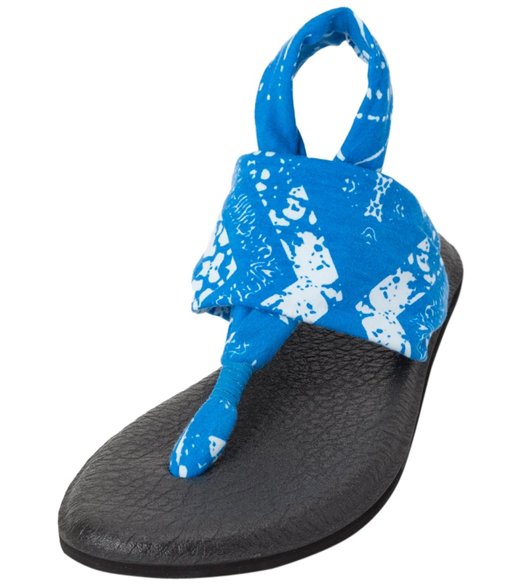Sanuk Yoga Sling 2 Prints Sandal Bright Blue Tribal 4 Sanuk Yoga Sling 2 Prints Sandal Bright Blue Tribal - Image 4